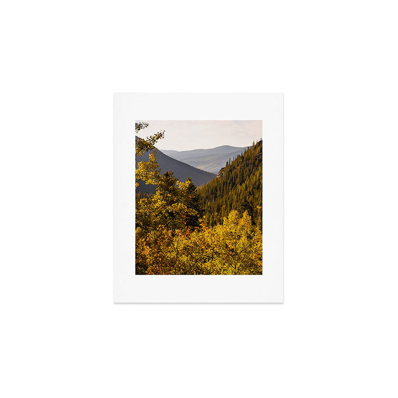 Colorado Valley View Art Print Gallery Image 1
