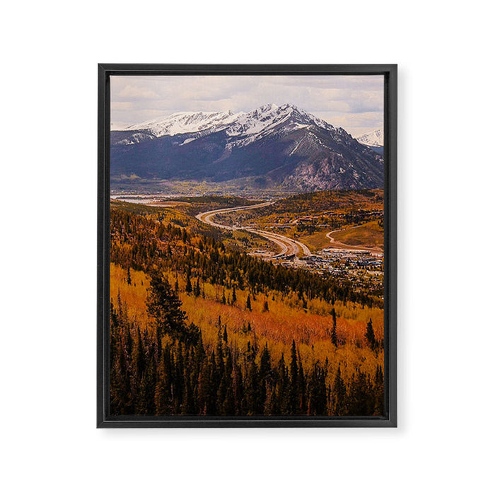 Colorful Colorado Framed Canvas Print Gallery Image 1