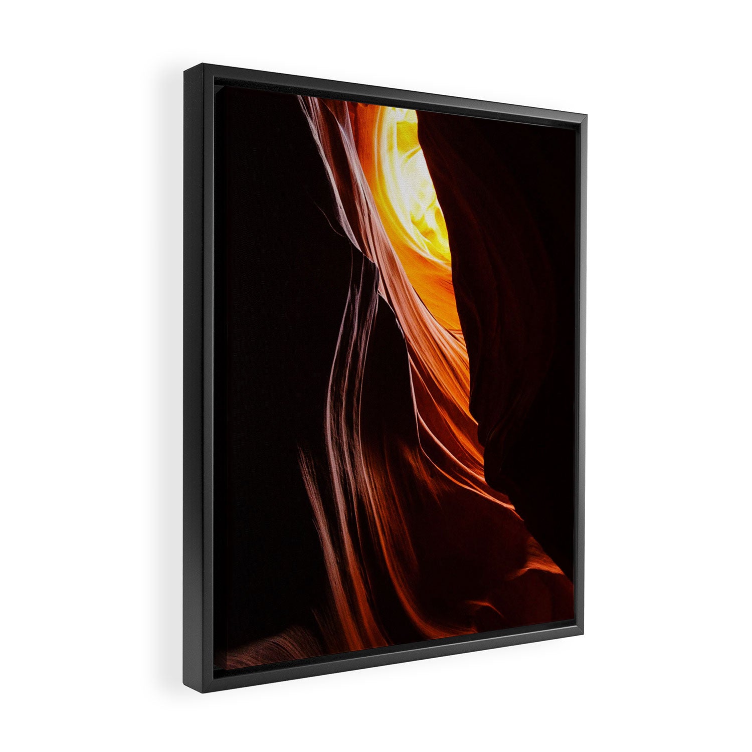 Curves of the Canyon Framed Canvas Print Gallery Image 2