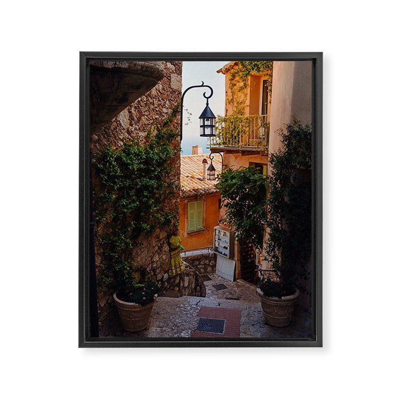 Eze, France Framed Canvas Print Gallery Image 6