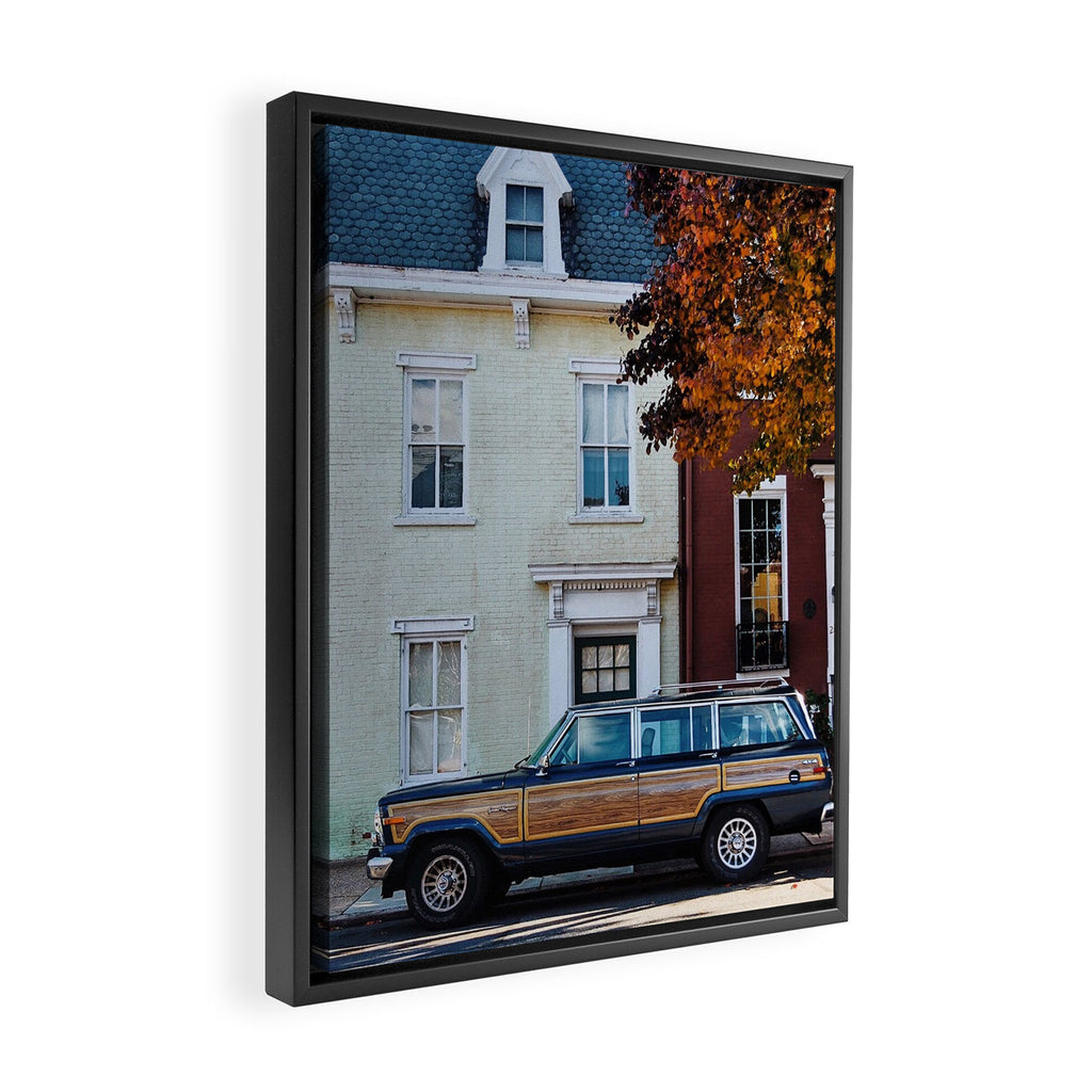 Fall in Alexandria  Framed Canvas Print Gallery Image 2