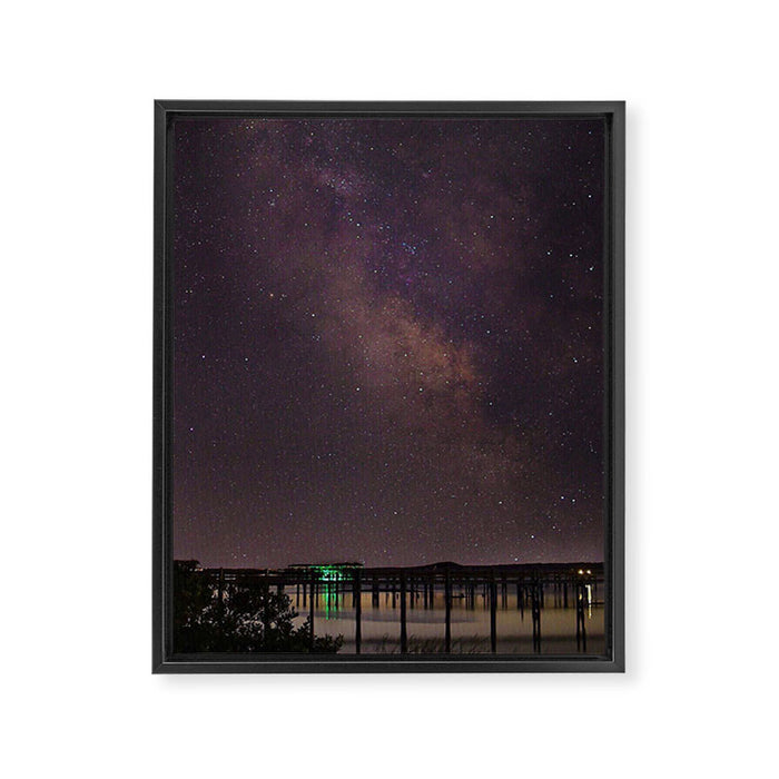 Florida Milky Way Framed Canvas Print Gallery Image 1