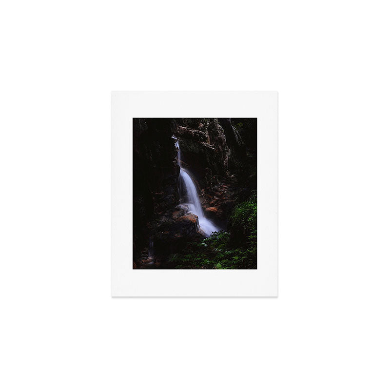 Flume Gorge Waterfall Art Print Gallery Image 1