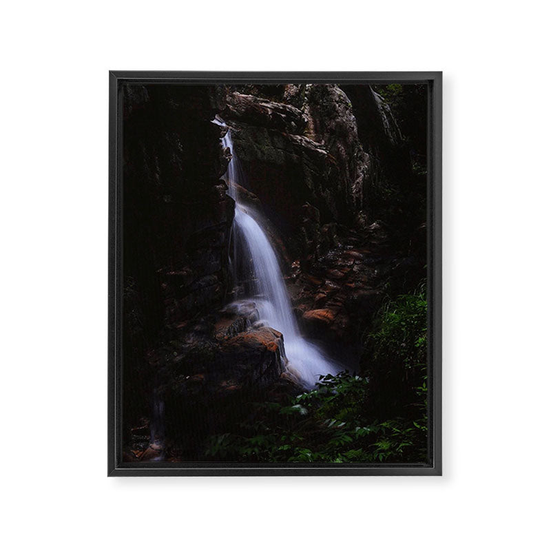Flume Gorge Waterfall Framed Canvas Print Gallery Image 6