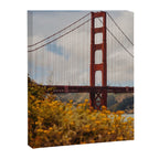 Golden Gate Bridge Through Wildflowers Canvas Print Gallery Image 6