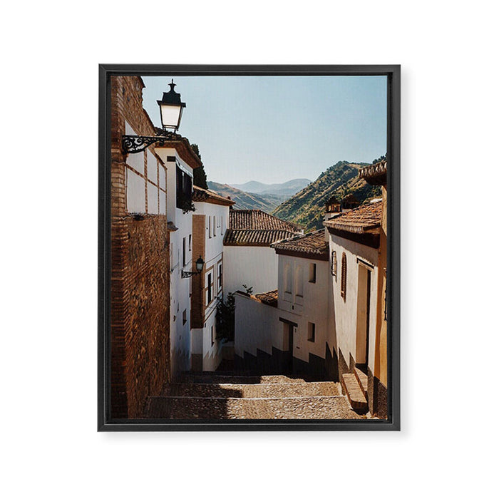Good Day in Granada Framed Canvas Print Gallery Image 1