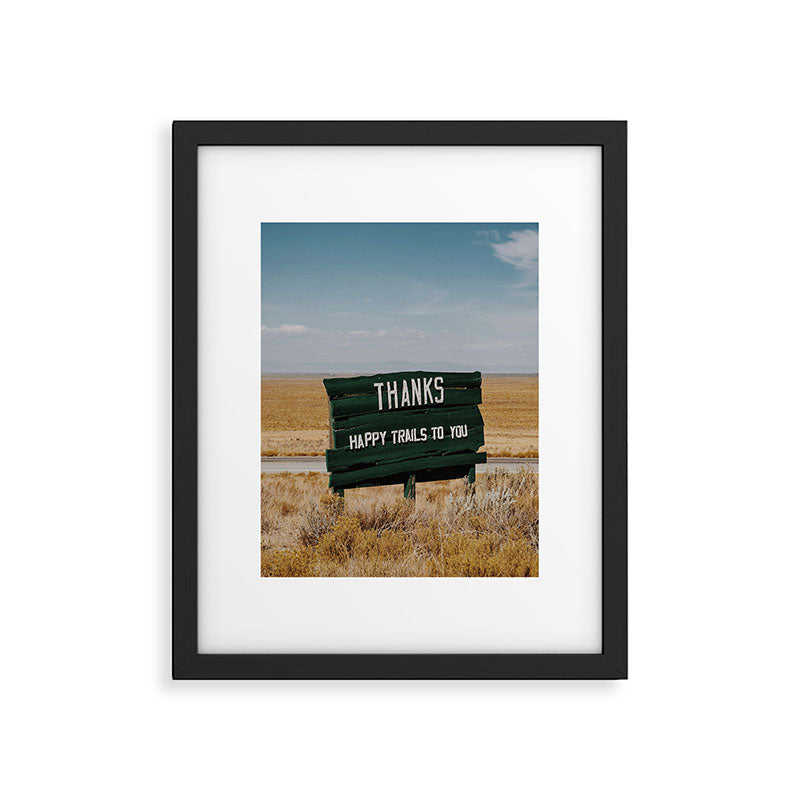 Happy Trails to You Framed Art Print Gallery Image 5