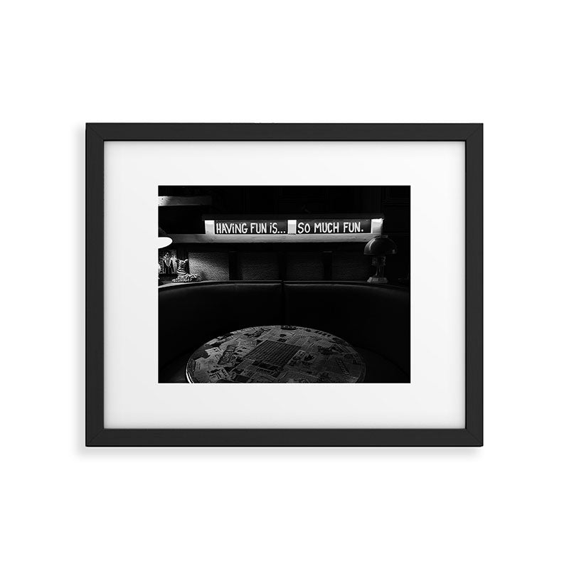 Having Fun Is So Much Fun Framed Art Print Gallery Image 5