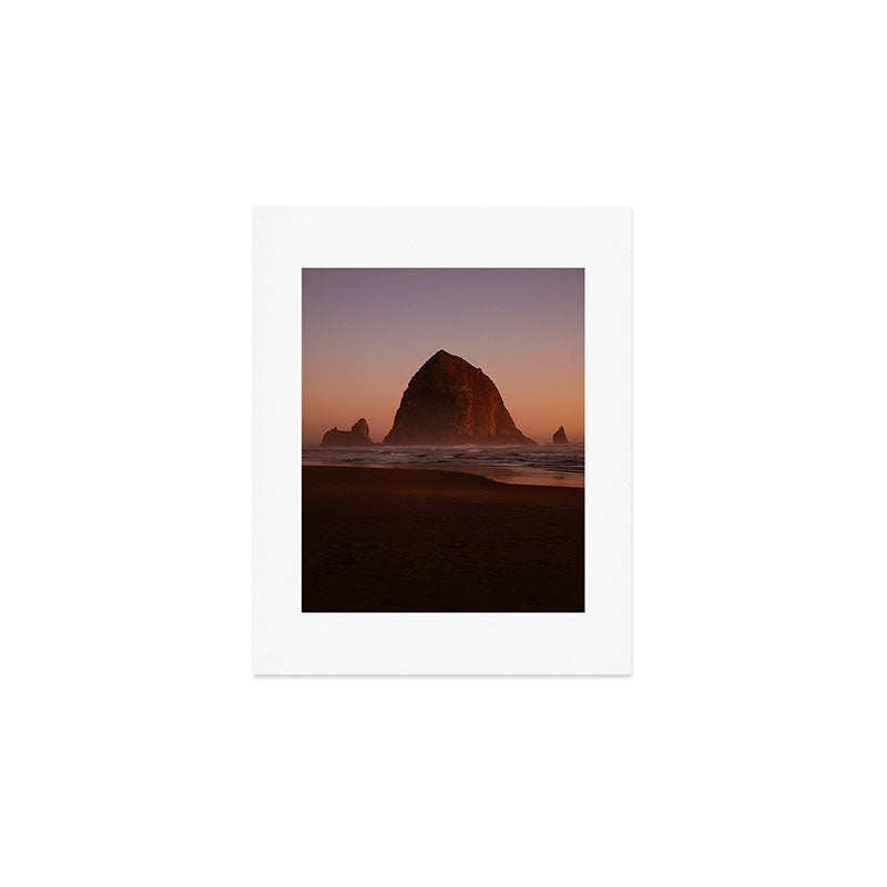 Haystack Rock Sunset II Art Print Gallery Image 1