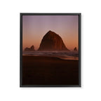 Haystack Rock Sunset II Framed Canvas Print Gallery Image 6