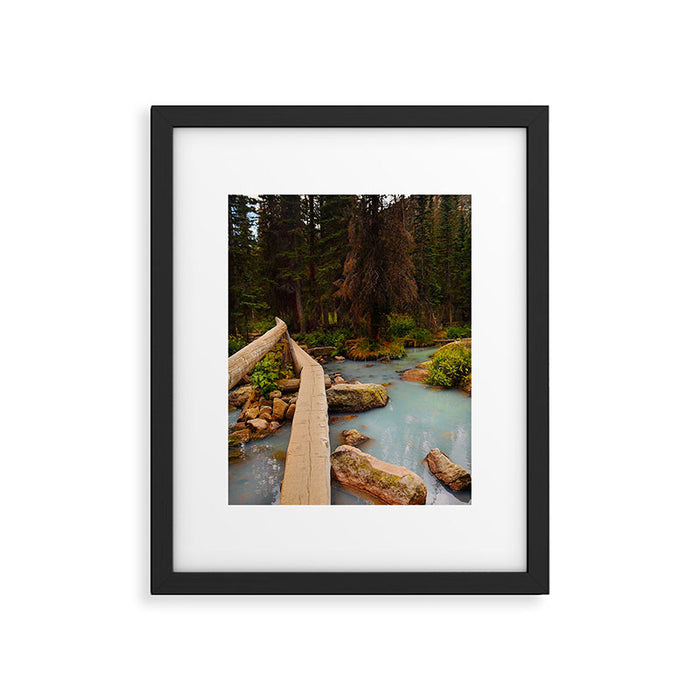 Lake Haiyaha Trail Framed Art Print Gallery Image 1
