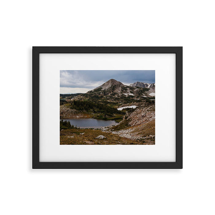 Lewis Lake Trail Framed Art Print Gallery Image 1