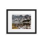 Lewis Lake Framed Art Print Gallery Image 5