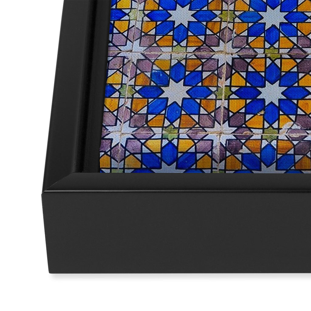 Lisbon Tiles Framed Canvas Print Gallery Image 3