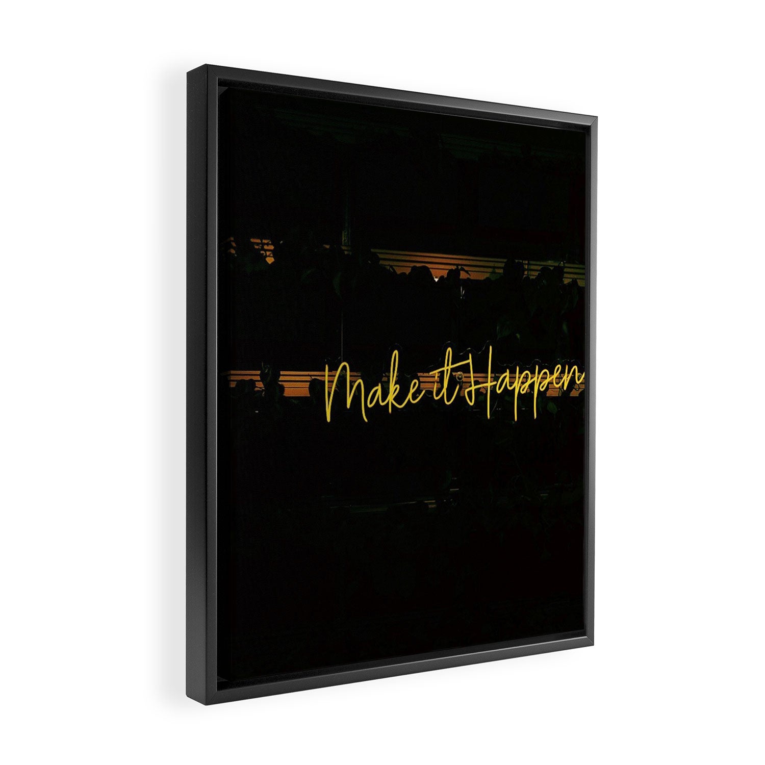 Make It Happen Framed Canvas Print Gallery Image 2