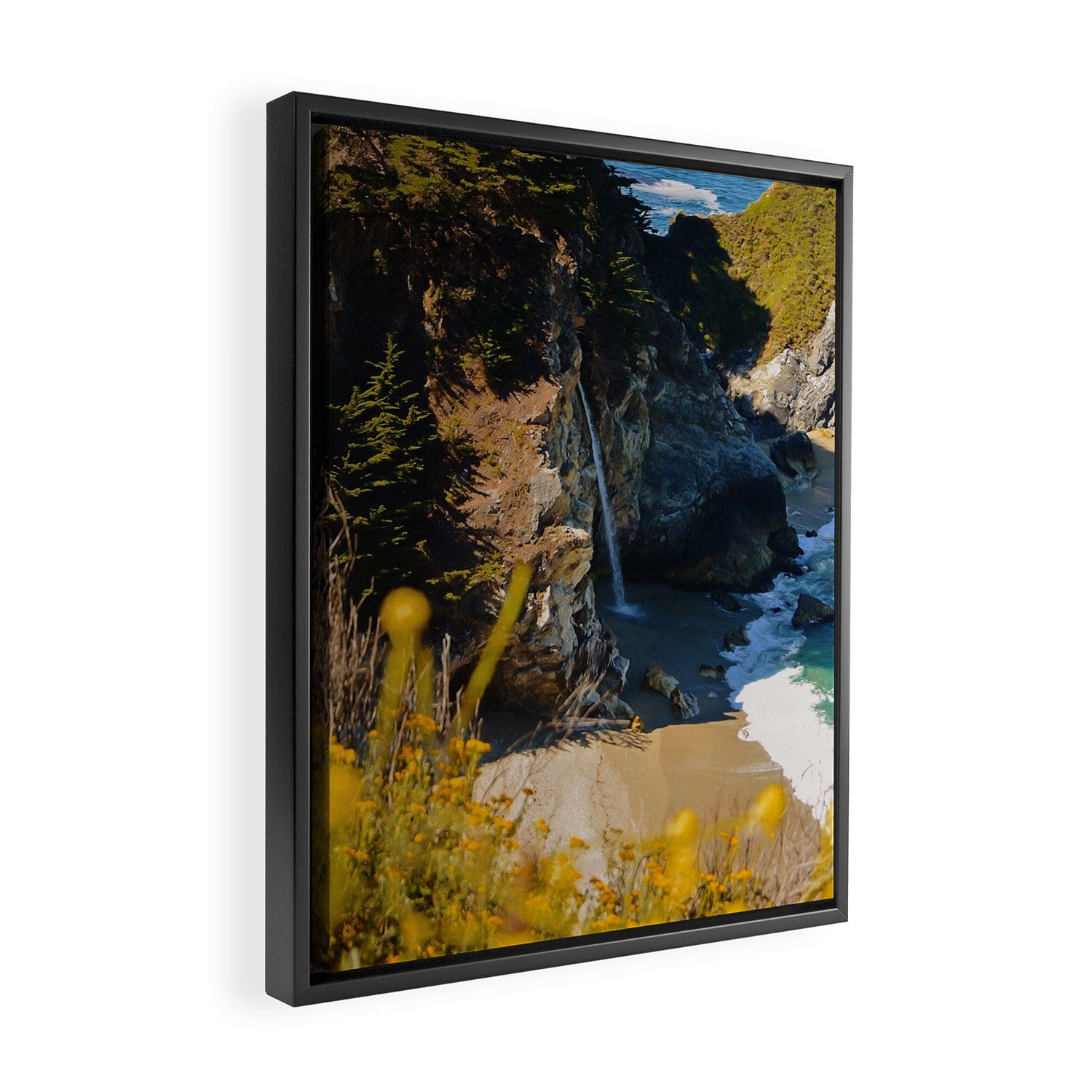 McWay Falls Framed Canvas Print Gallery Image 2
