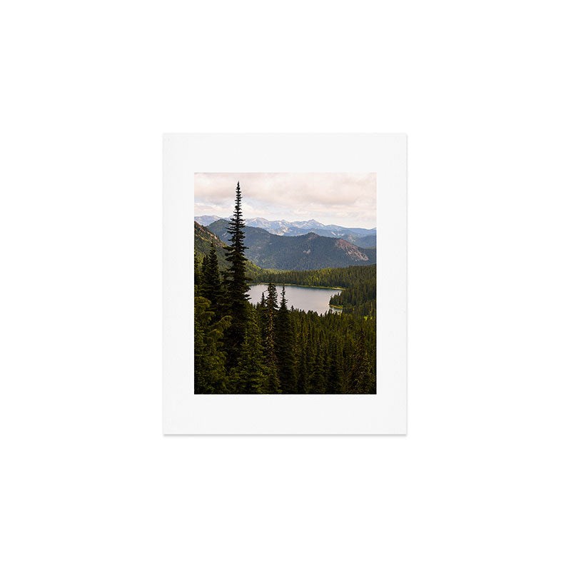 Mount Rainier Alpine Lake Art Print Gallery Image 1