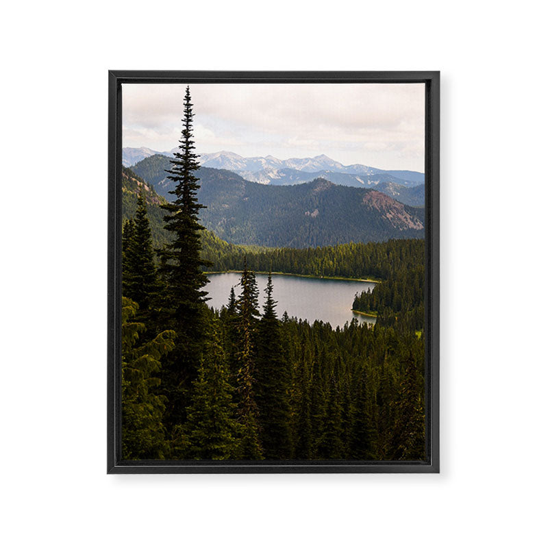 Mount Rainier Alpine Lake Framed Canvas Print Gallery Image 6