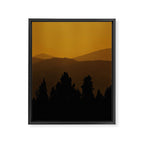 Mount Shasta Sunset Framed Canvas Print Gallery Image 6