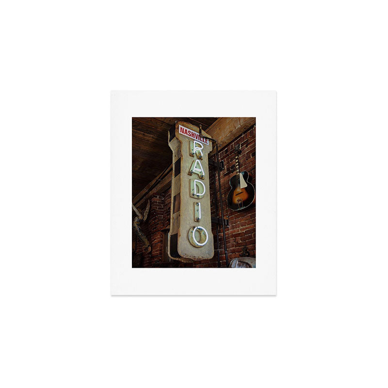 Nashville Radio Art Print Gallery Image 1