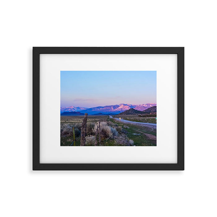 Purple Mountains Majesty  Framed Art Print Gallery Image 1