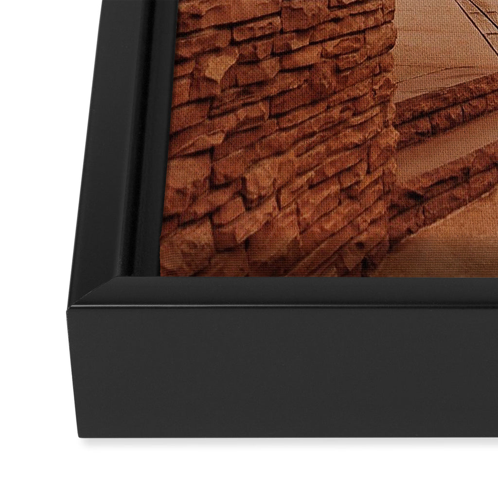 Red Rocks Amphitheater  Framed Canvas Print Gallery Image 3