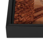 Red Rocks Amphitheater  Framed Canvas Print Gallery Image 3