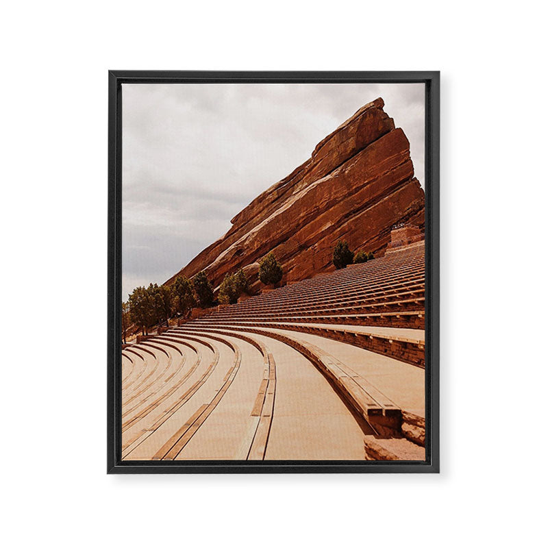 Red Rocks Amphitheater II Framed Canvas Print Gallery Image 6
