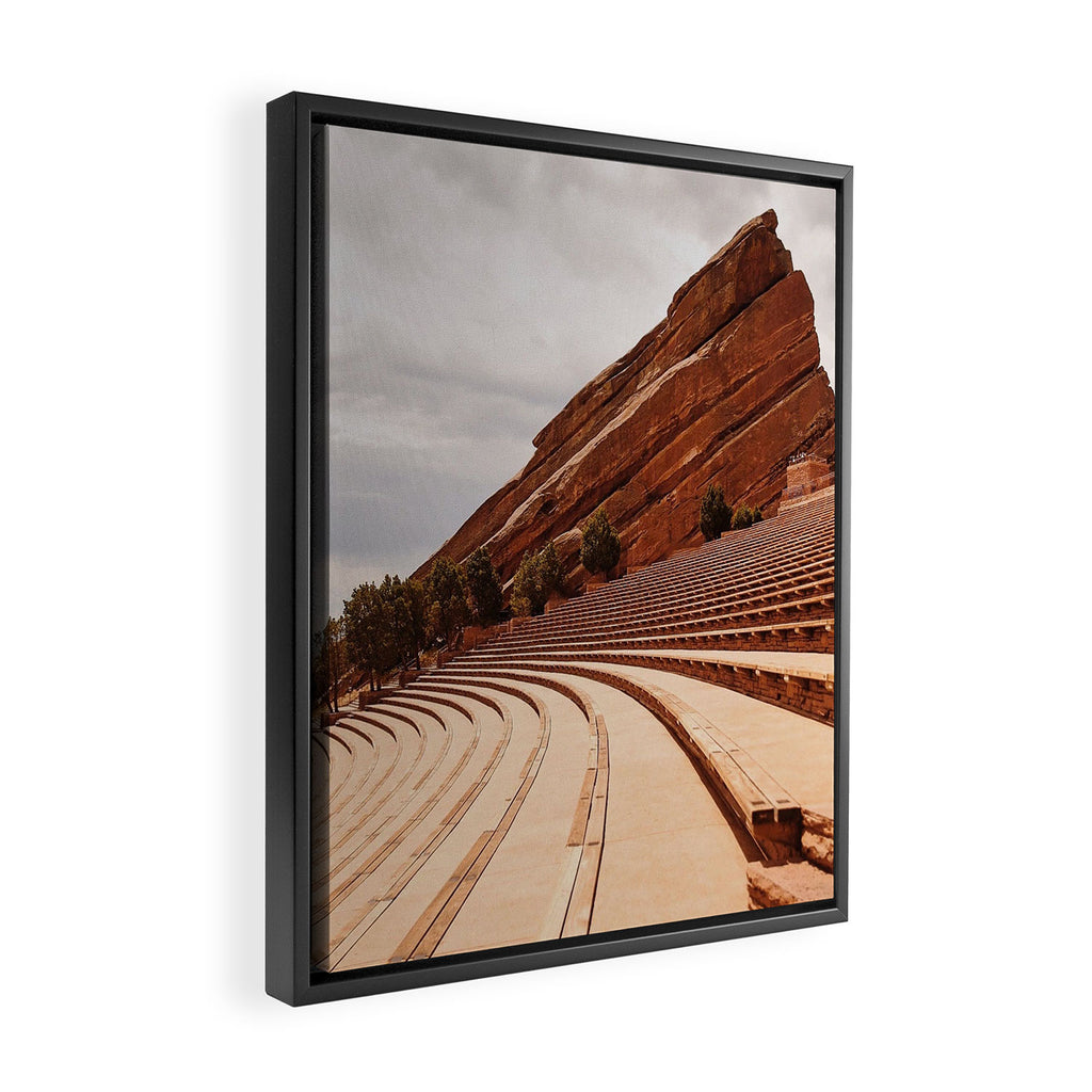 Red Rocks Amphitheater II Framed Canvas Print Gallery Image 2