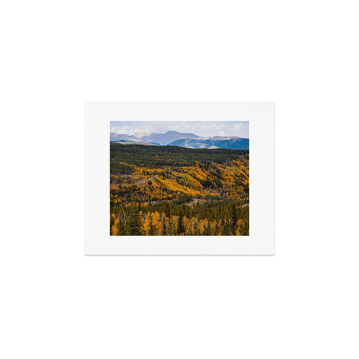 Rocky Mountain Valley View Art Print Gallery Image 1