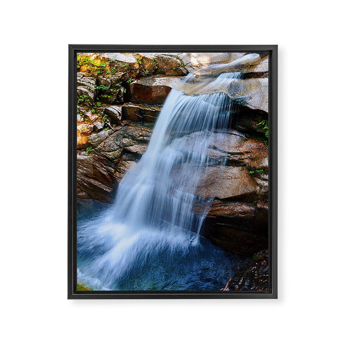 Sabbaday Falls Framed Canvas Print Gallery Image 1
