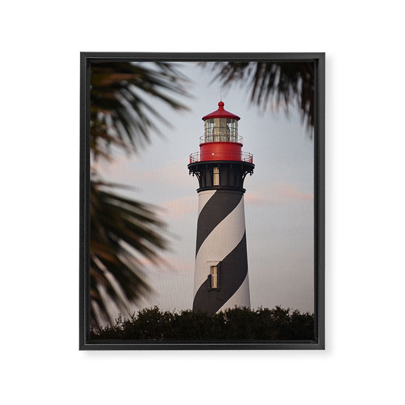 Saint Augustine Lighthouse Framed Canvas Print Gallery Image 6