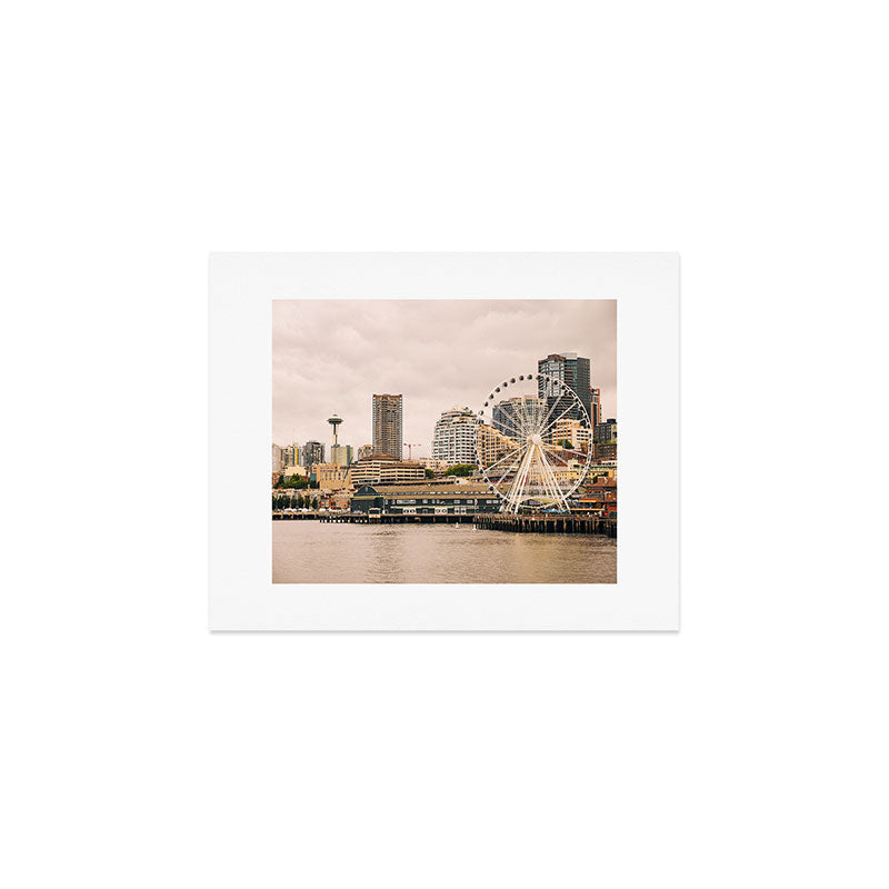 Seattle Skyline Art Print Gallery Image 1
