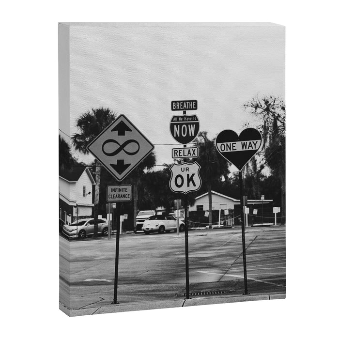 Signs of the Times Canvas Print Gallery Image 1