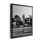 Signs of the Times Framed Canvas Print Gallery Image 2