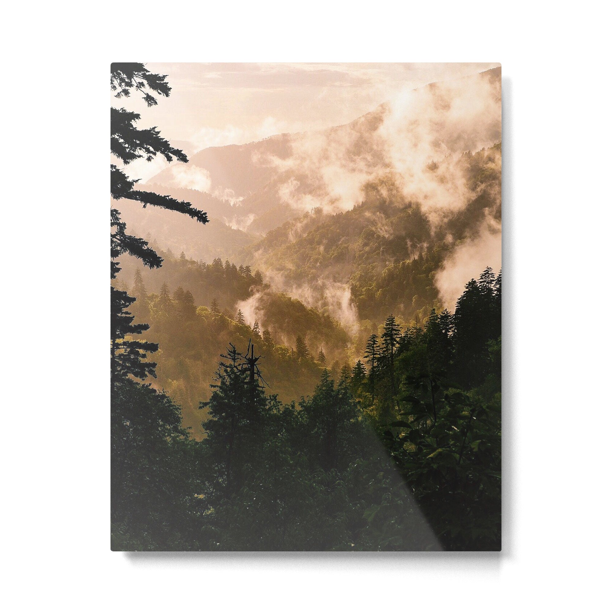 Smoky Mountain Layers IV Metal Print Gallery Image 4