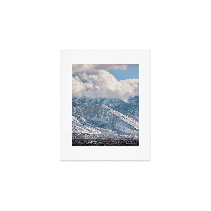 Snowstorm in Salt Lake City Art Print Gallery Image 1