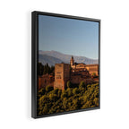 The Alhambra From Afar Framed Canvas Print Gallery Image 2