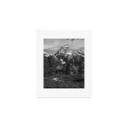 The Grand Teton in Black-and-White Art Print Gallery Image 1