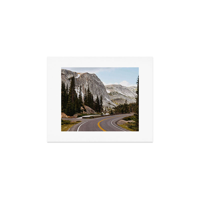 The Road to The Snowies Art Print Gallery Image 1