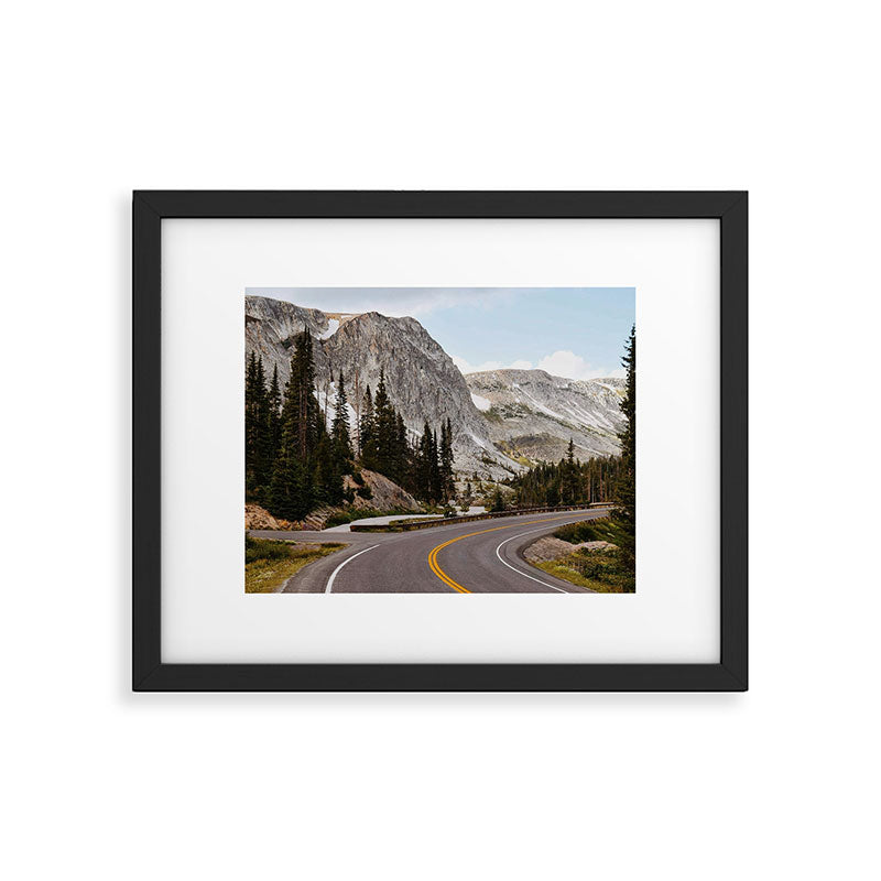 The Road to The Snowies Framed Art Print Gallery Image 5
