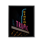 Tropic Cinema Framed Canvas Print Gallery Image 6