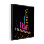 Tropic Cinema Framed Canvas Print Gallery Image 2