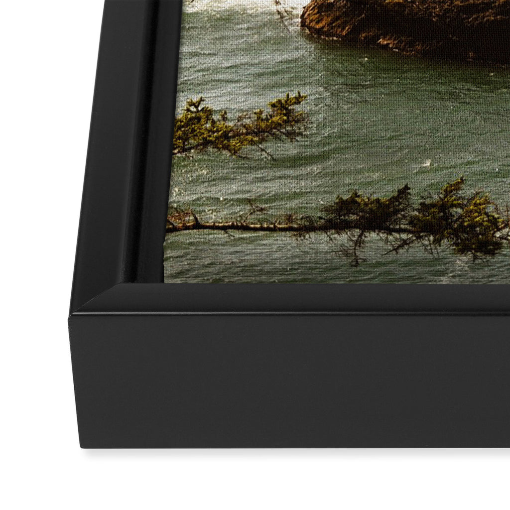 Welcome to the Oregon Coast Framed Canvas Print Gallery Image 3