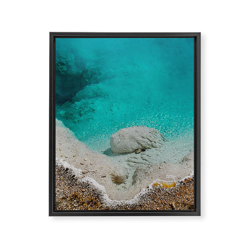 West Thumb Geyser Thermal Pool Framed Canvas Print Gallery Image 6