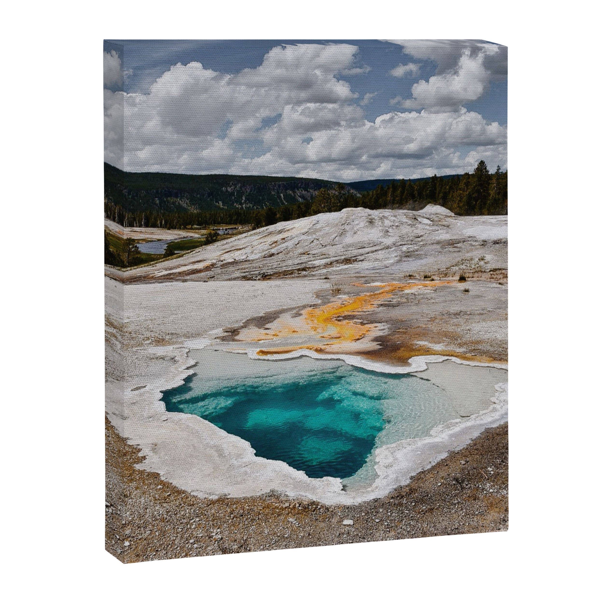 Yellowstone Thermal Pools Canvas Print Gallery Image 6
