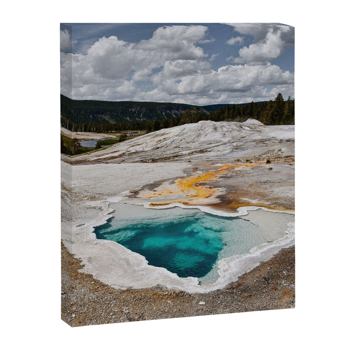 Yellowstone Thermal Pools Canvas Print Gallery Image 1