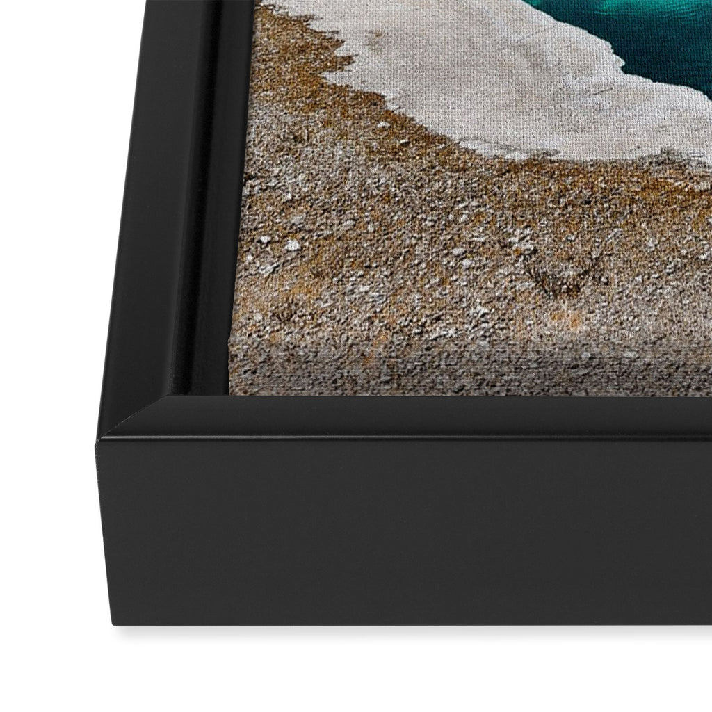 Yellowstone Thermal Pools Framed Canvas Print Gallery Image 3