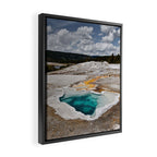 Yellowstone Thermal Pools Framed Canvas Print Gallery Image 2