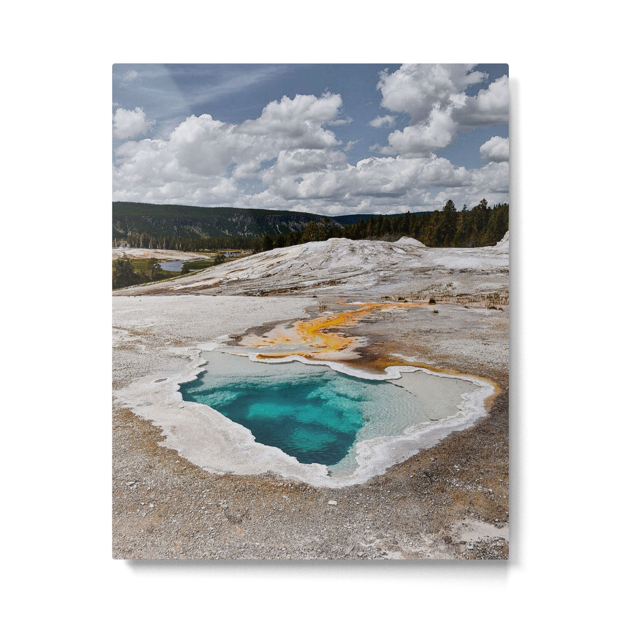 Yellowstone Thermal Pools Metal Print Gallery Image 4